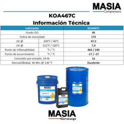 Aceite Para Compresor Base Pao / Iso 46 1-gal