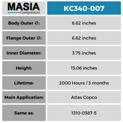 Filtro De Aire Keltec Technolab Kc340-007