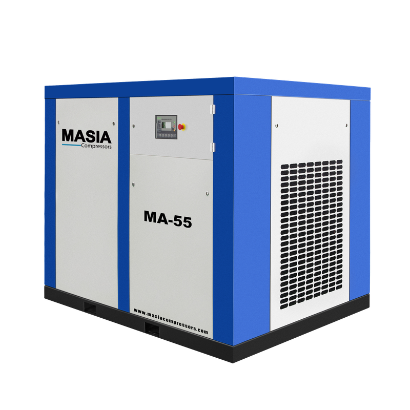 Compresor Lubricado Aceite Ma-55 189psi 6.286l/min 220v 75hp
