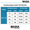 Compresor Lubricado Aceite Macy-5/7 Portátil 125psi 185kw