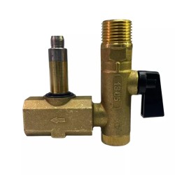 Válvula Solenoide De Drenaje Automática 115v 1/4  Cable 6ft