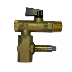 Válvula Solenoide De Drenaje Keltec 115v De 1/2'' Cable 6ft