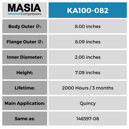 KA100-082 Filtro de Aire Keltec Technolab