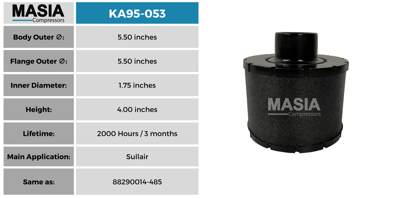 Filtro De Aire Keltec Technolab KA95-053