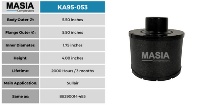 KA95-053 Filtro de Aire Keltec Technolab