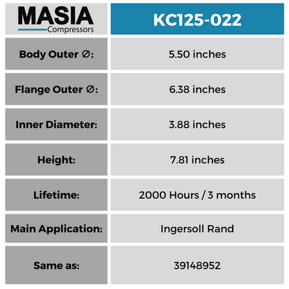 Filtro De Aire Keltec Technolab KC125-022
