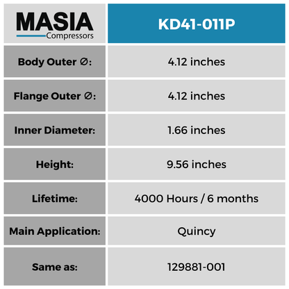 Filtro Separador Masia Compressors MD41-011P