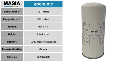 Filtro Separador Dv Systems Dsm-101