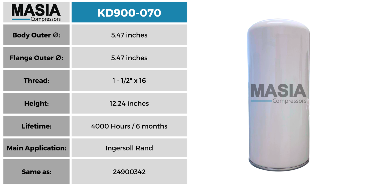 Filtro Separador Keltec Technolab KD900-070