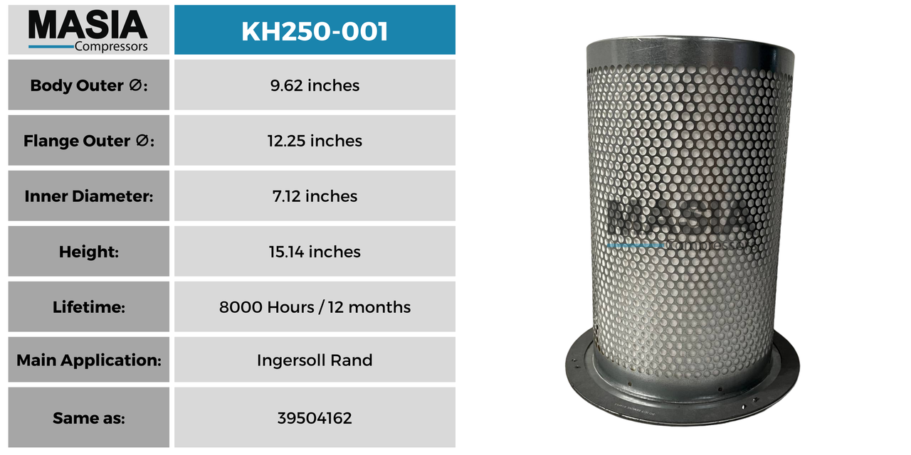 Filtro Separador United Air Filter S138D0591