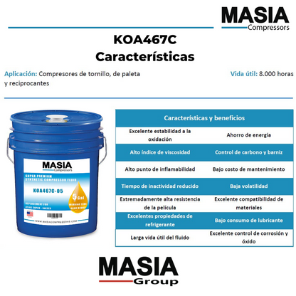 Aceite Para Compresor Kaeser S-460 (9.5409.1 / S-460-01)