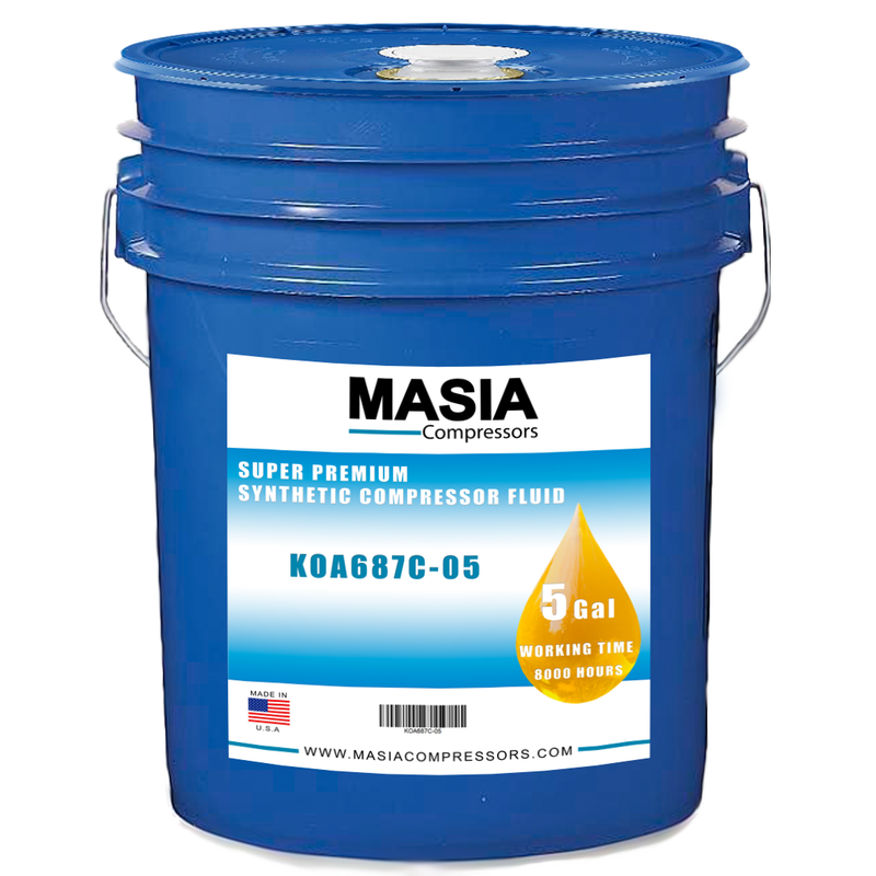 Lubricante Atlas Copco Paroil S 68 1604-7136-00 5-gal