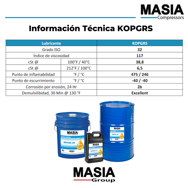 Lubricante Kaishan Compressors SK-32 4-gal
