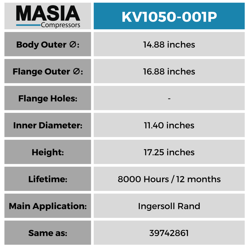 S138D0607 Filtro Separador Compatible con United Air Filter