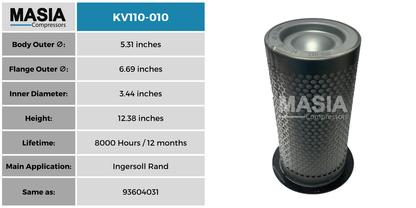 Filtro Separador Boge Kompressoren 575000205