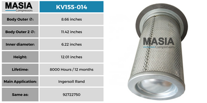 P53-8610 Filtro Separador Compatible con Donaldson