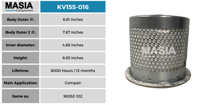 Filtro Separador Compair 98262-102