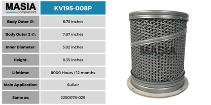 Filtro Separador United Air Filter S138D1388