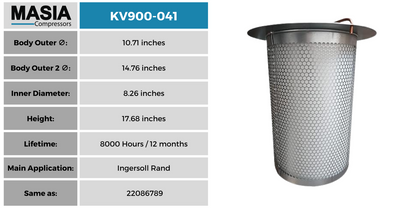 KV900-041 Filtro Separador Keltec Technolab