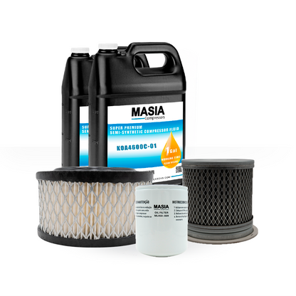 10B-25HP Kit de Servicio 4000 Horas (42445, 250025-525, 02250034-112, 02250030-757)