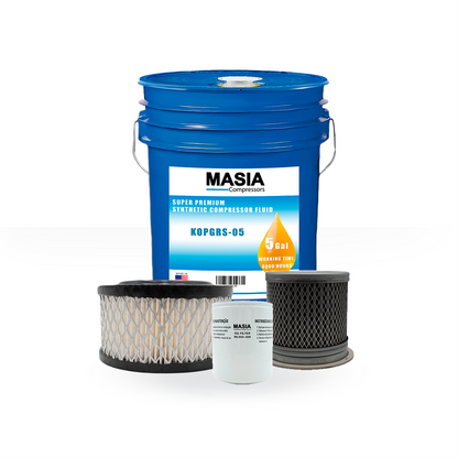 10B-30HP Kit de Servicio 8000 Horas (42445, 250025-525, 250034-112, Sullube-32)