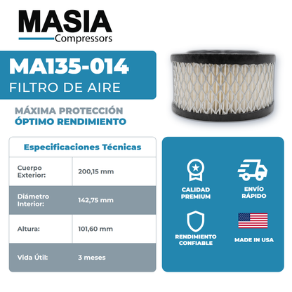 10B-25HP Kit de Filtros 2000 Horas (42445, 250025-525)