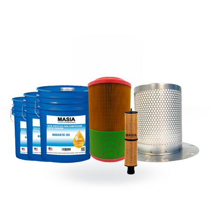 GA-55FF Kit de Servicio 8000 Horas (1613-9503-00, 1622-4601-80, 1622-3656-00, Roto-Xtend)