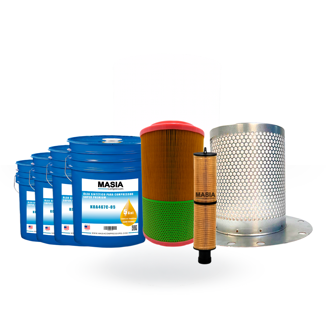 GA-75FF Kit de Servicio 8000 Horas (1613-9503-00, 1622-3652-00, 2901-0566-22, 2901-1701-00)
