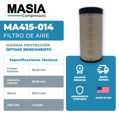 UP6-40 Kit de Filtros 2000 Horas (22203095, 54672654)