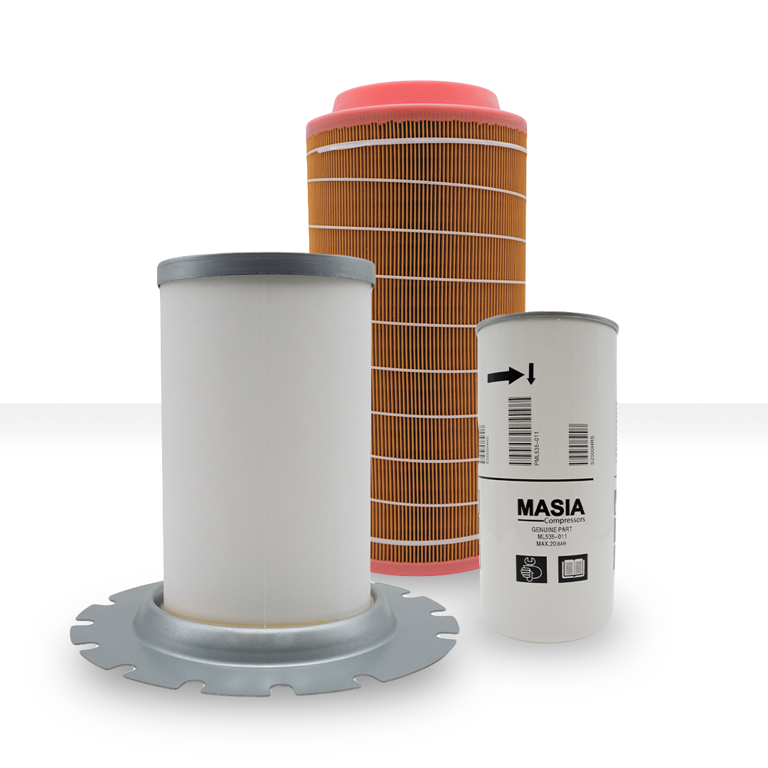 GA-30P FF Kit de Filtros 8000 Horas (1613-7408-00, 2903-7525-00, 2901-1626-01)