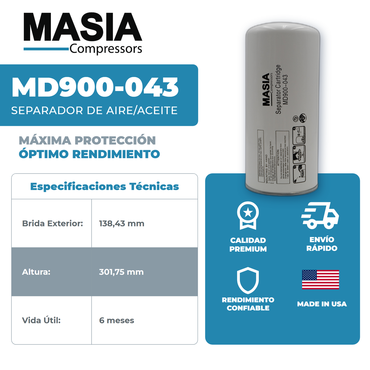 UP6-15 UP6-30 Kit de Filtros (89295976, 54672654, 54749247)