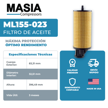 GA-90FF Kit de Filtros 2000 Horas (1613-9503-00, 1622-4601-80)