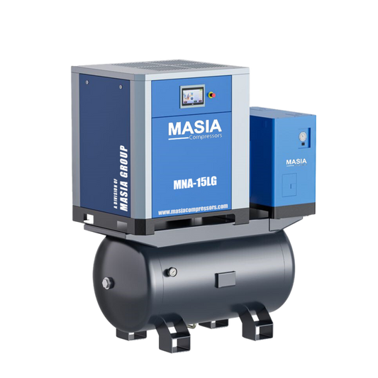 Compresor Con Pulmon Incorporado 20 HP 220VAC