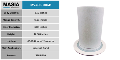 MV405-004P Filtro Separador Masia Compressors