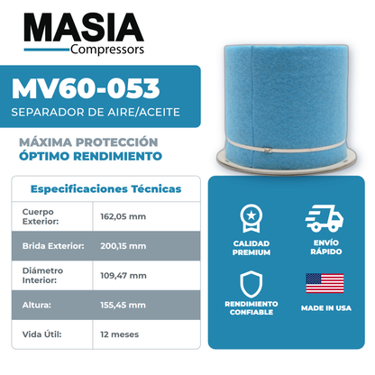 SSR-EP50SE Kit de Servicio 8000 Horas (92889534, 39907175, 54595442, 38459582)