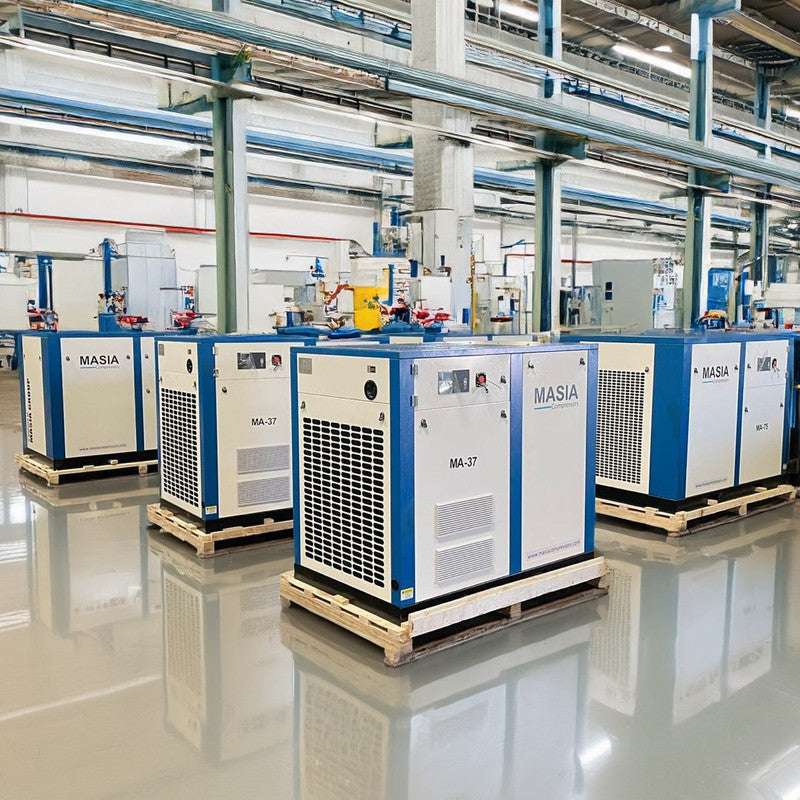 Compresor Lubricado Aceite Ma-90 13 Bar 398 CFM 220v 90kW